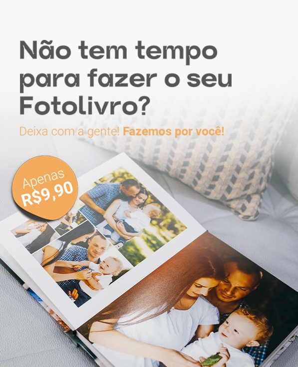 Não tem tempo para fazer o seu Fotolivro?2